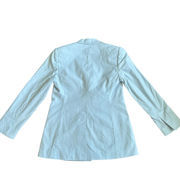 Rebecca Taylor NYC Blue Slub Blazer - Picture 3 of 11